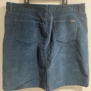 L L Bean Skirt Corduroy Classic Fit size16